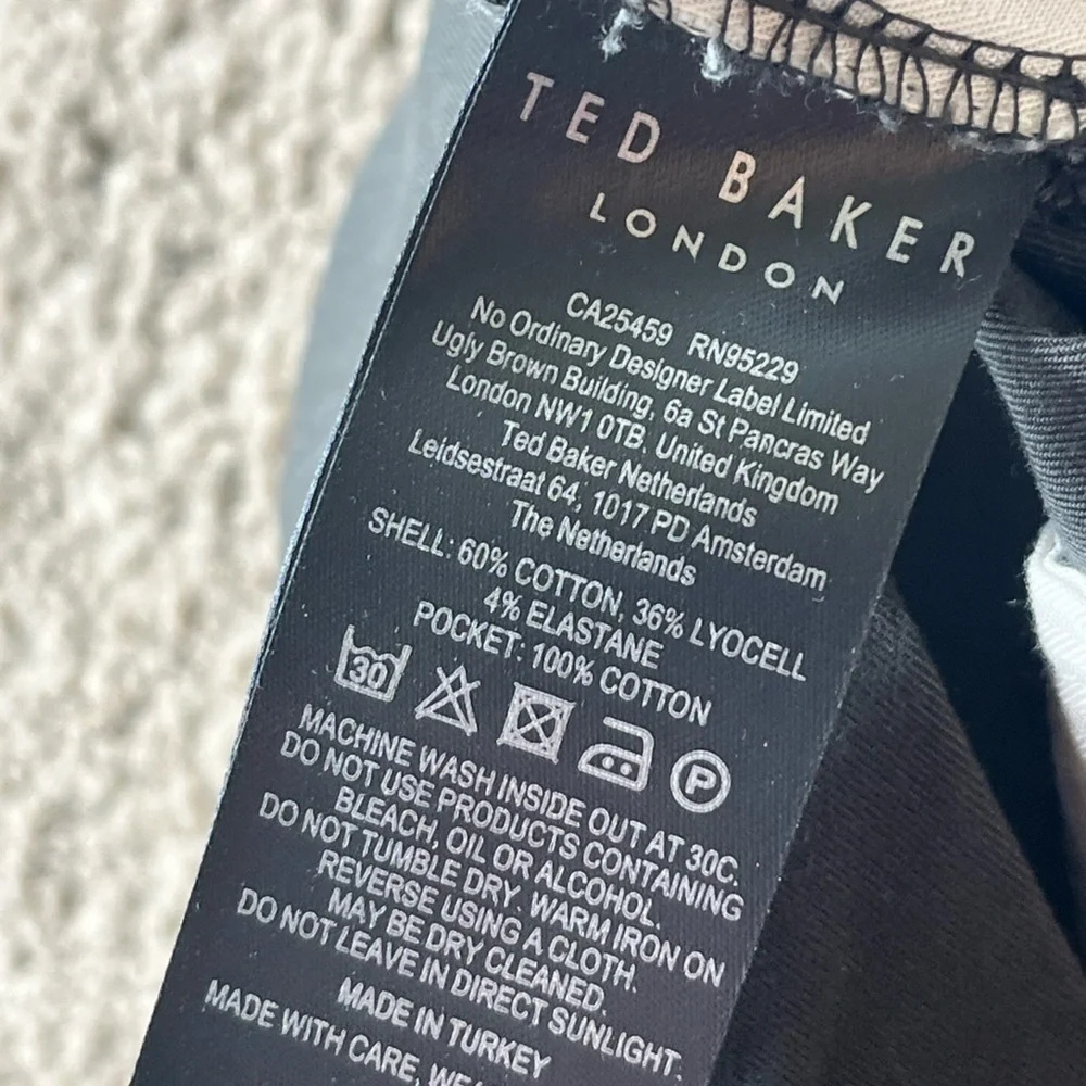 Ted Baker 36R Genay Irvine Slim Fit Chinos - Khaki